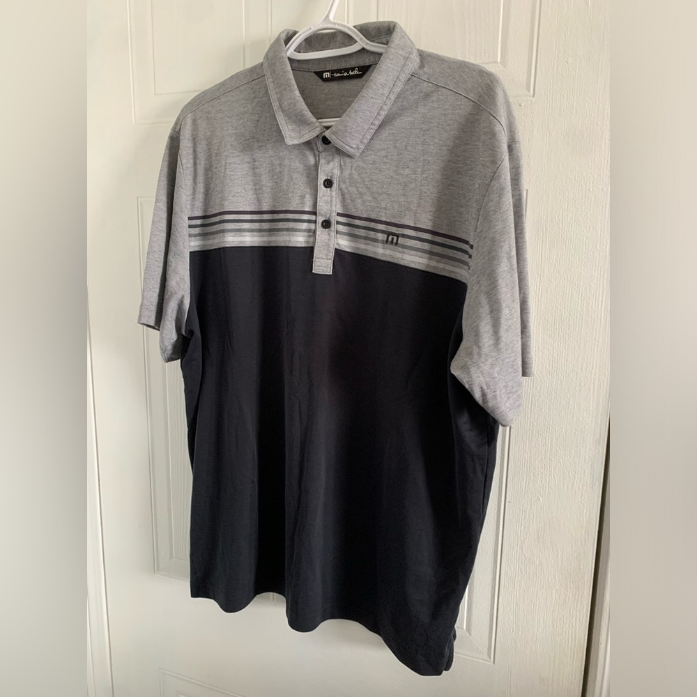 LOT OF 4 TravisMathew Best Of Both Golf Black / Grey / Yellow Polos Size XL - Picture 5 of 13